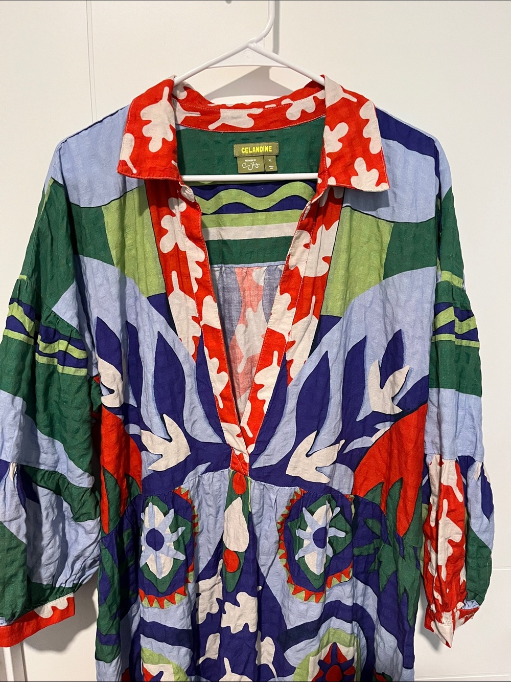 Anthropologie Celandine X Claire Johnson Carolita Maxi Dress Resort Coastal Boho - Picture 5 of 13